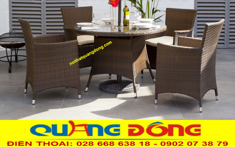 Bàn ghế giả mây QD-064|Ghế mây nhựa Bàn ghế giả mây QD-064, ghế mây nhựa dành cho không gian của bạn, thiết kế đẹp, chất lượng cao.