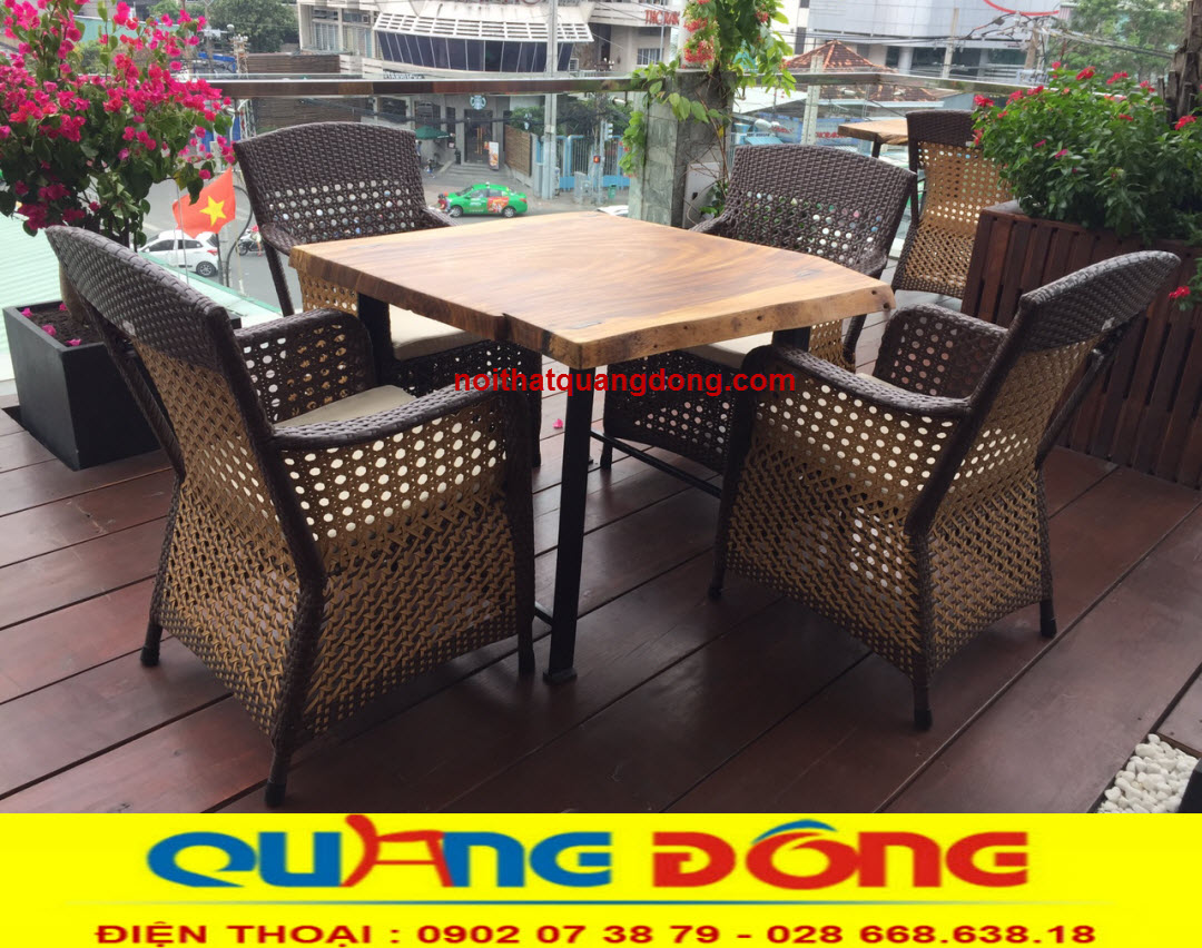 Bàn ghế giả mây QD-267 sang trọng, giá gốc xuất xưởng Bàn ghế giả mây QD-267 cam kết giá tốt nhất, kiểu dáng đẹp và thiết kế cao cấp nhất thị trường.