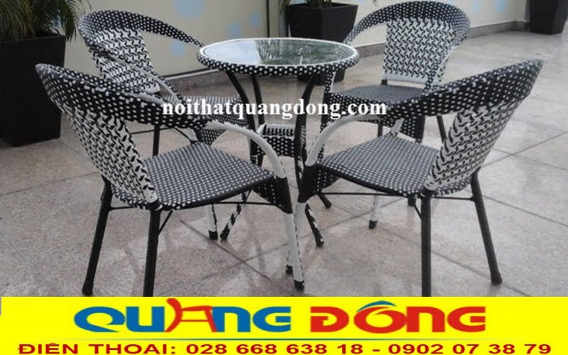 B&agrave;n ghế nhựa giả m&acirc;y QD-281|Ghế m&acirc;y nhựa d&agrave;nh cho kh&ocirc;ng gian của bạn, thiết kế đẹp, chất lượng cao, đan m&acirc;y nhựa cao cấp