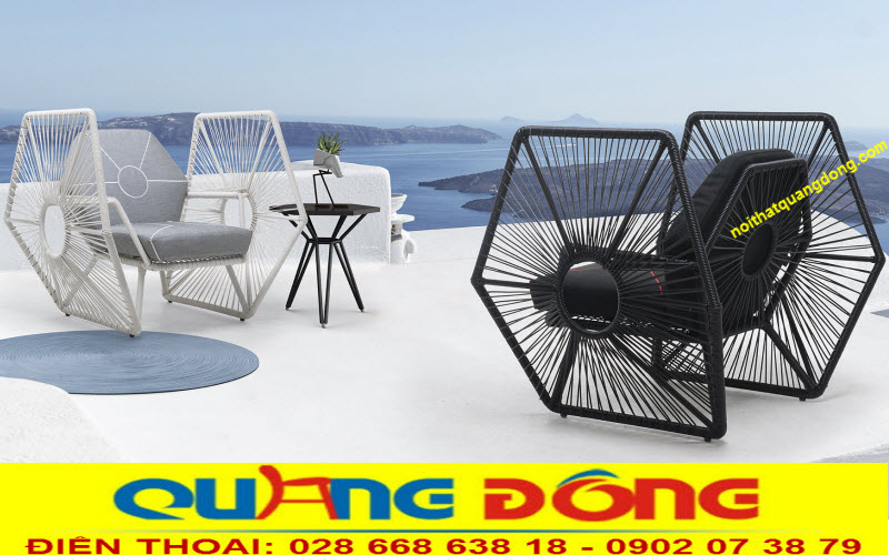 B&agrave;n ghế nhựa giả m&acirc;y QD-284, sản xuất tại Hồ Ch&iacute; Minh,chất lượng cao, m&agrave;u sắc đa dạng, thiết kế ấn tượng.