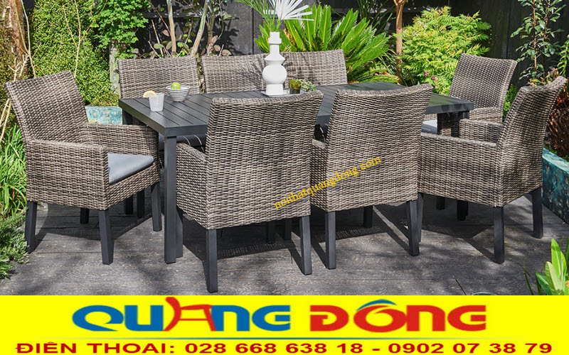 Ghế ân vườn | Bàn ăn mây nhựa cao cấp Mẫu ghế đan mây nhựa, kiểu dáng đẹp, bàn ghế đạt độ bền cao, thiết kế bàn ghế là bàn ăn lý tưởng, uống trà, thư giãn