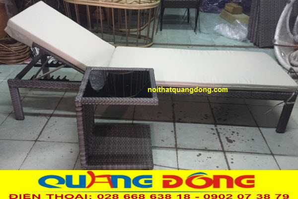 Ghế hồ bơi nhựa giả m&acirc;y QD-1247 m&agrave;u n&acirc;u kh&oacute;i đẹp mắt, chất liệu nhựa giả m&acirc;y &ecirc;m &aacute;i, độ bền cao.