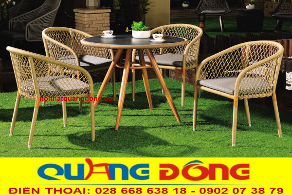 Bạn đang lo ngại bàn ghế mây nhựa sử dụng ở ngoài trời sẽ nhanh bị hư