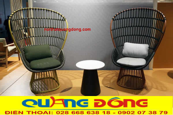 Bàn ghế giả mây QD - 2026