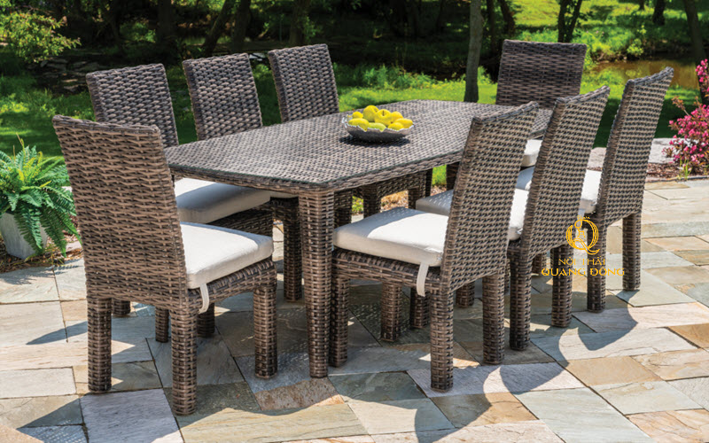 Bàn ghế giả mây QD - 2027